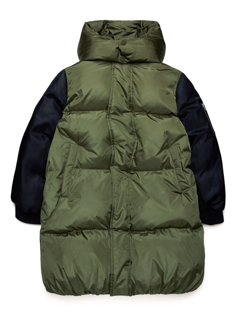 MM6 Maison Margiela Kids Giacca bicolore - Verde