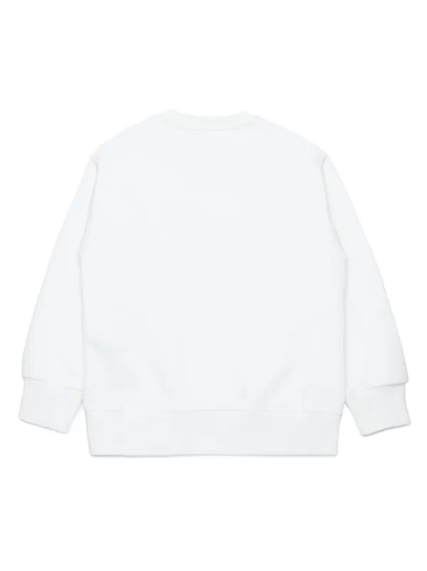 MM6 Maison Margiela Kids Numbers-print Cotton Sweatshirt