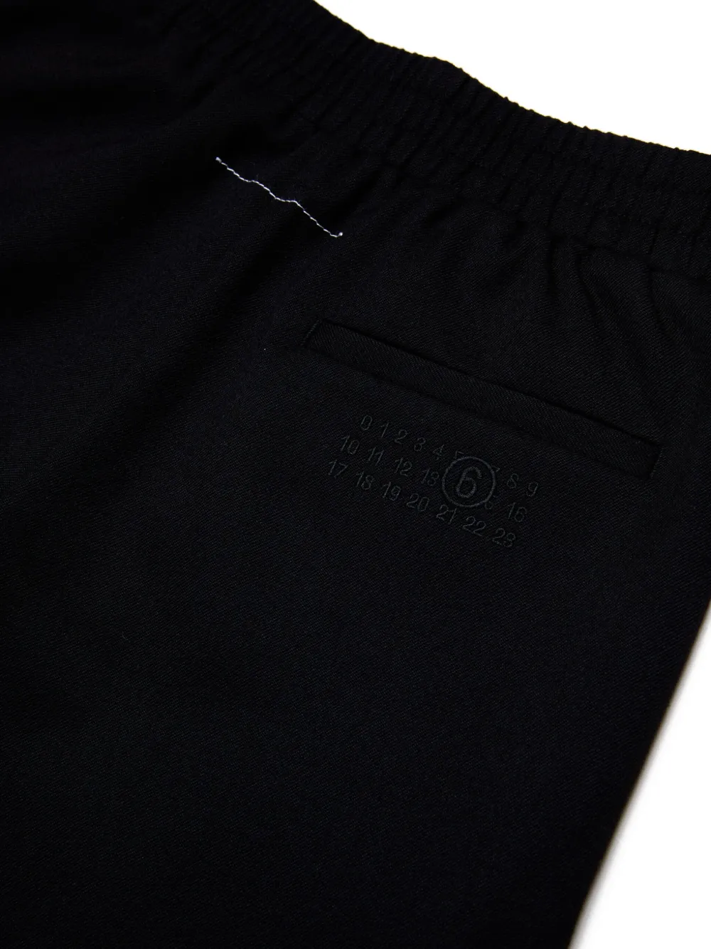 MM6 Maison Margiela Kids Cargo broek Zwart