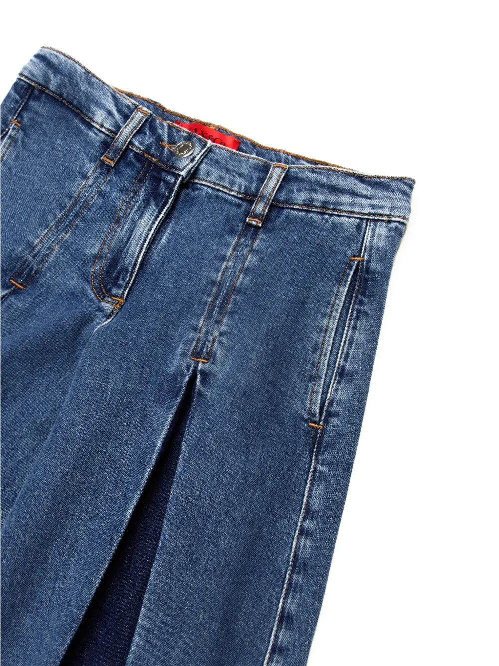 MAX&Co. Kids Jeans met wijde pijpen Blauw