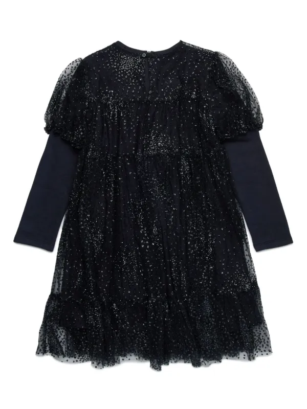 MAX&Co. Kids sequin-embellished Knitted Dress | Black | FARFETCH