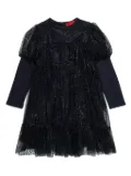 MAX&Co. Kids sequin-embellished knitted dress - Black