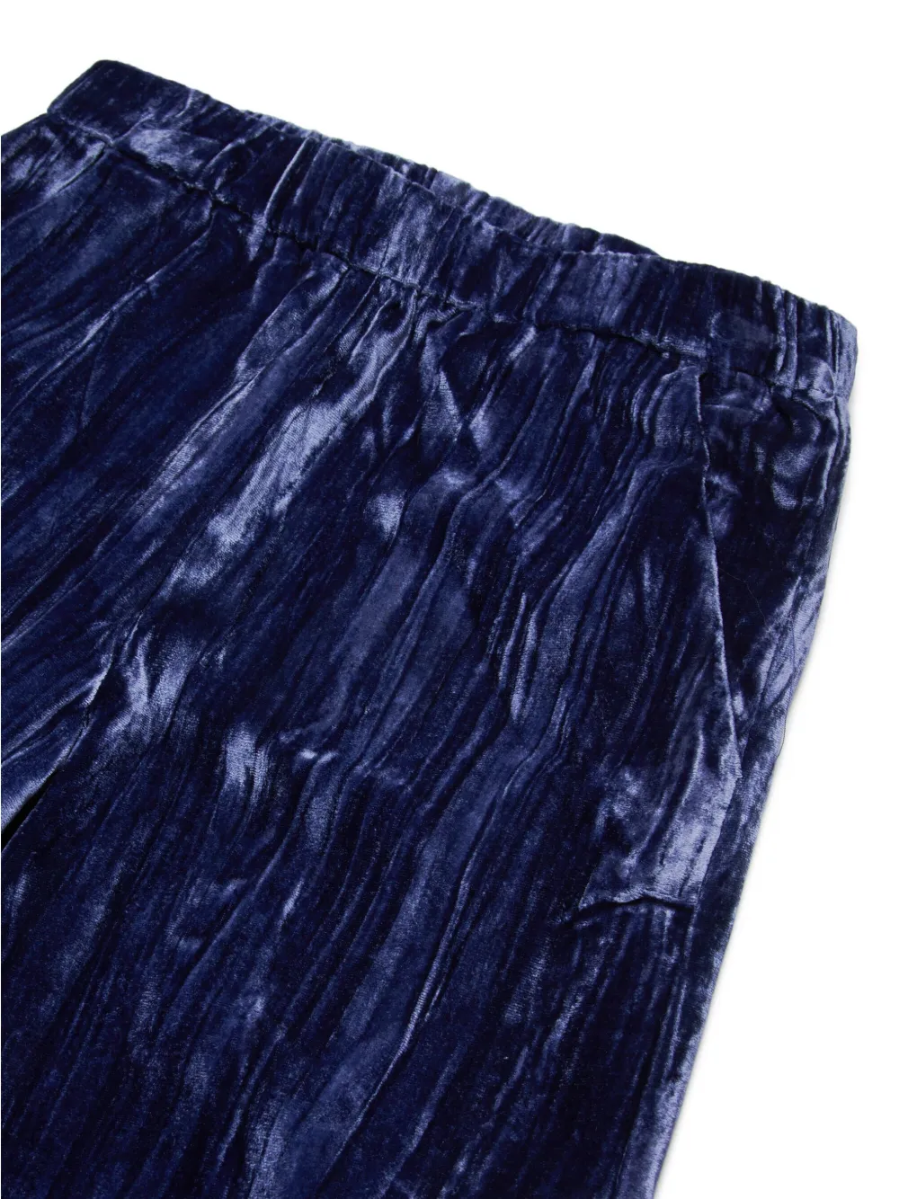 MAX&Co. Kids Broek met wijde pijpen Blauw