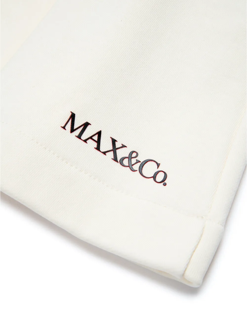 MAX&Co. Kids Katoenen rok met logoprint Wit