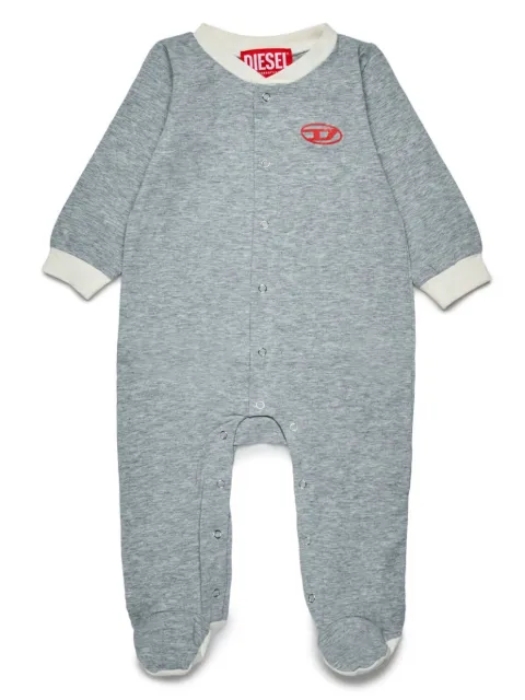 Diesel Kids logo-embroidered pajamas