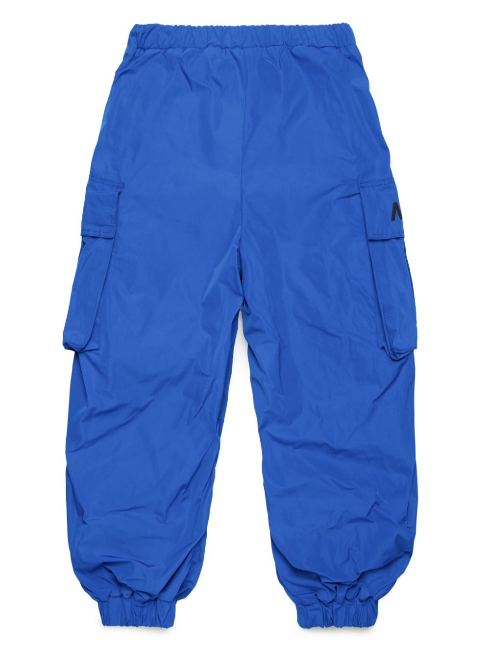 MYAR KIDS Cargo broek met logopatch - Blauw