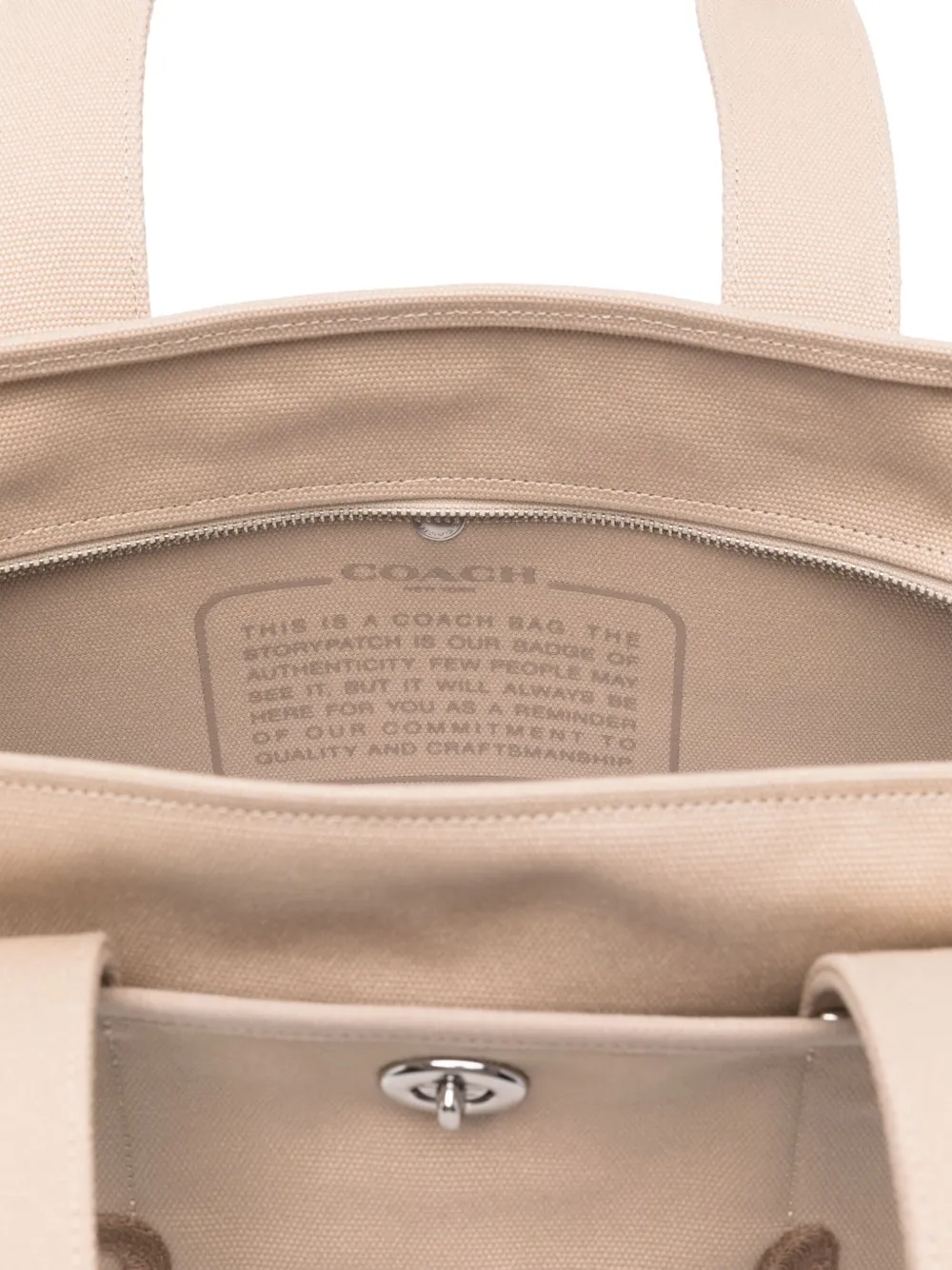 Shop Coach Cargo 42 Tote Bag In Neutrals