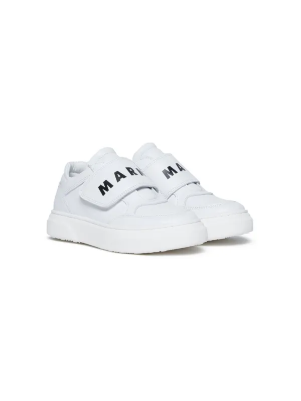 MARNI ホワイトレザー スニーカー Marni Kids レザースニーカー | ホワイト | FARFETCH JP