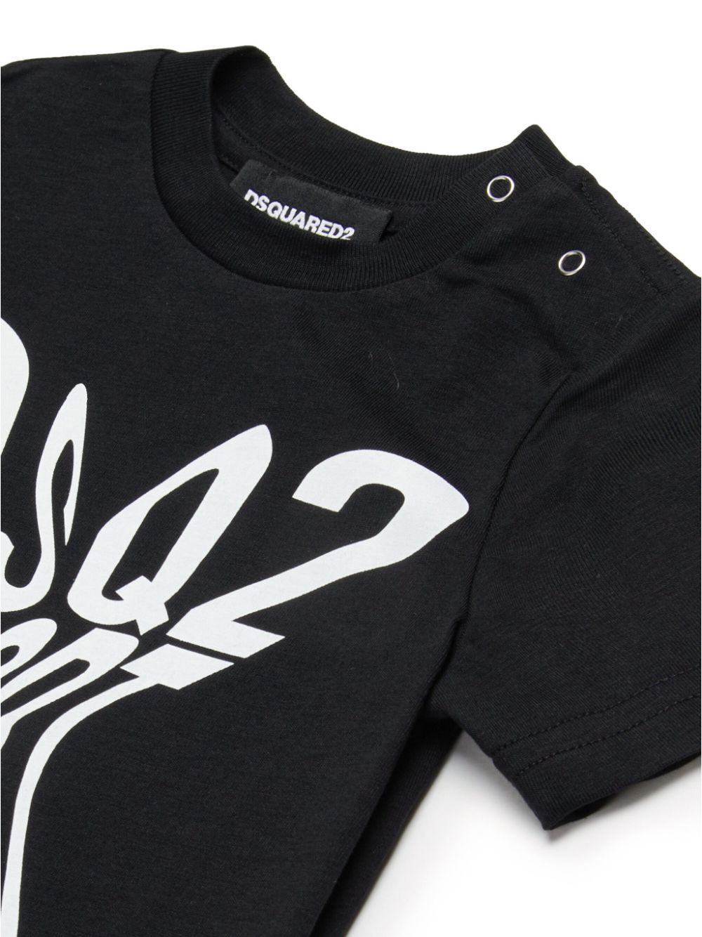 DSQUARED2 KIDS T-shirt met logoprint Zwart