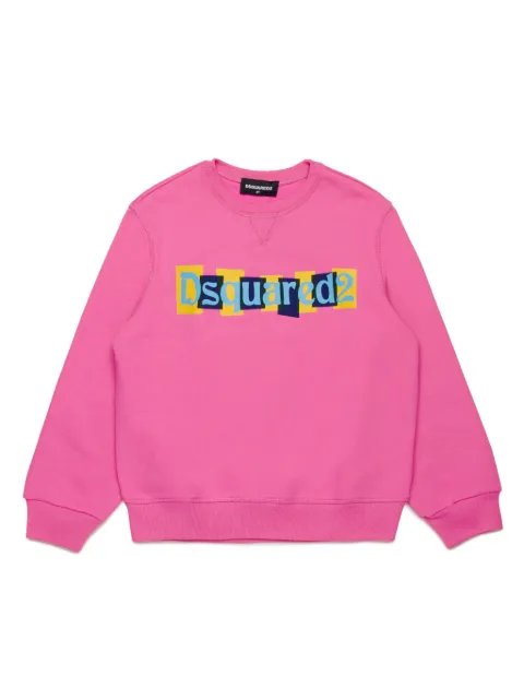 DSQUARED2 KIDS logo-print cotton sweatshirt