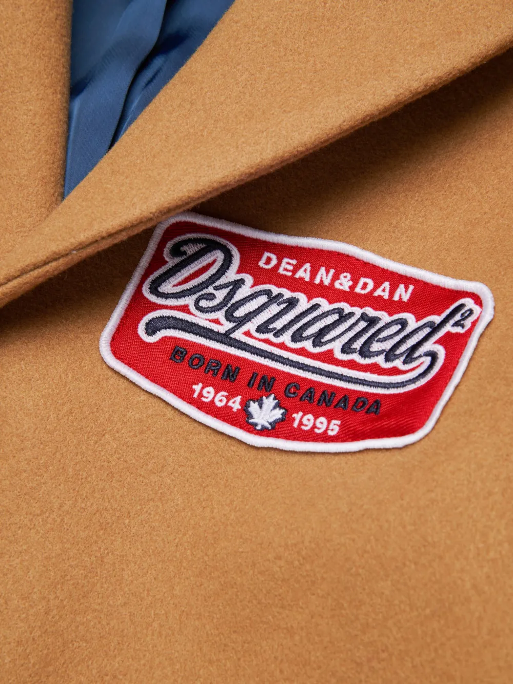 DSQUARED2 KIDS Blazer met enkele rij knopen en logopatch Bruin