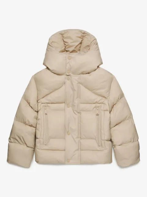 DSQUARED2 KIDS logo-embroidered hooded puffer jacket
