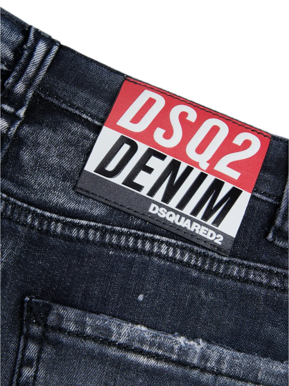 DSQUARED2 TWIST DISTRESSED JEANS