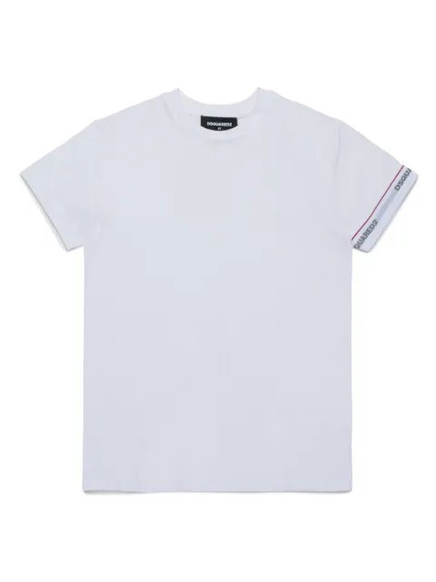 DSQUARED2 KIDS playera con franja del logo