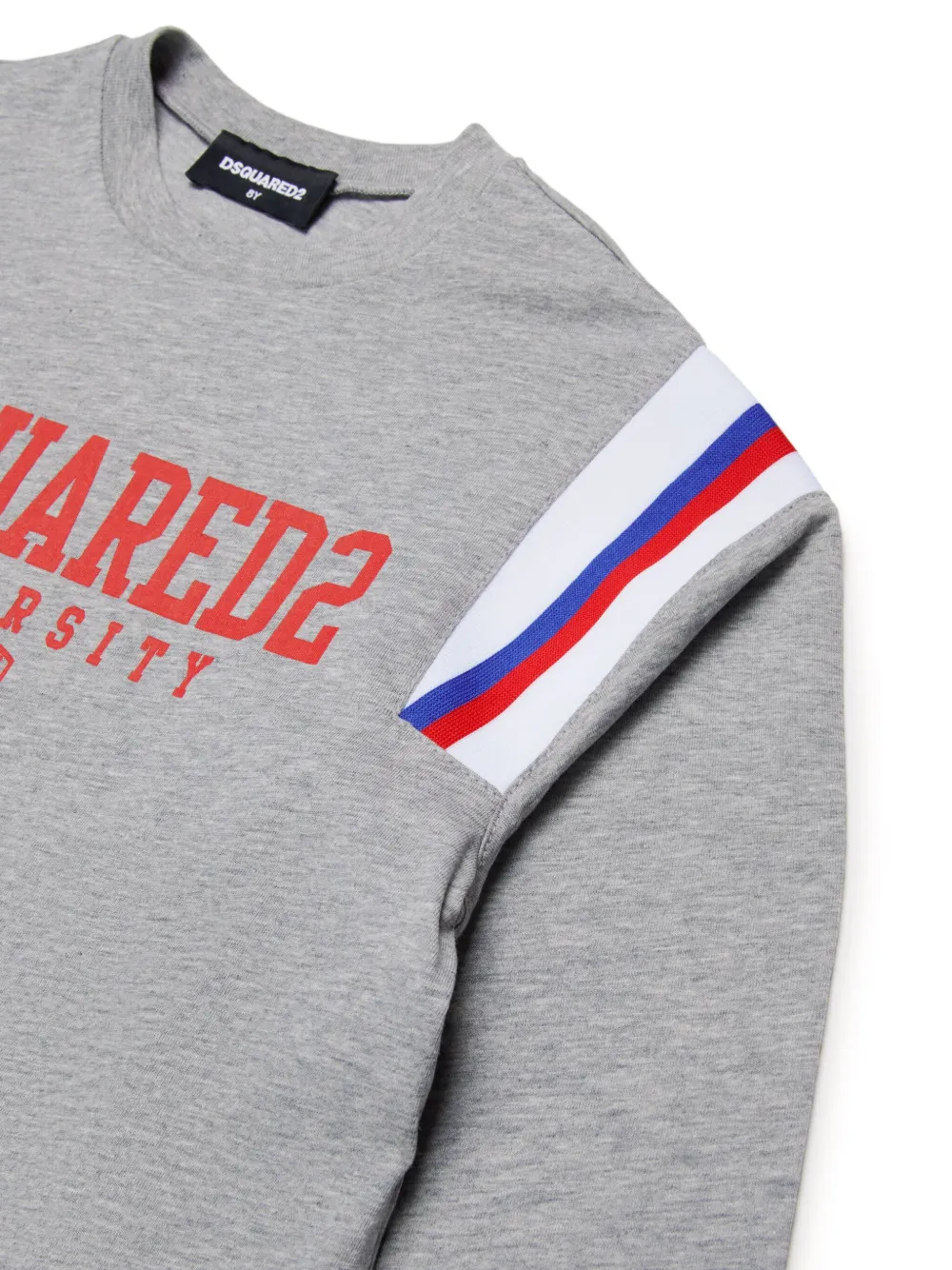 Dsquared2 Logo-print Cotton T-shirt In Grey