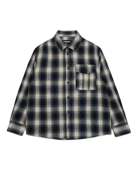 DSQUARED2 KIDS plaid cotton shirt