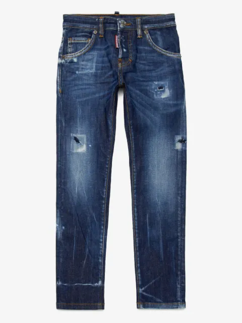 DSQUARED2 KIDS stretch cotton denim jeans