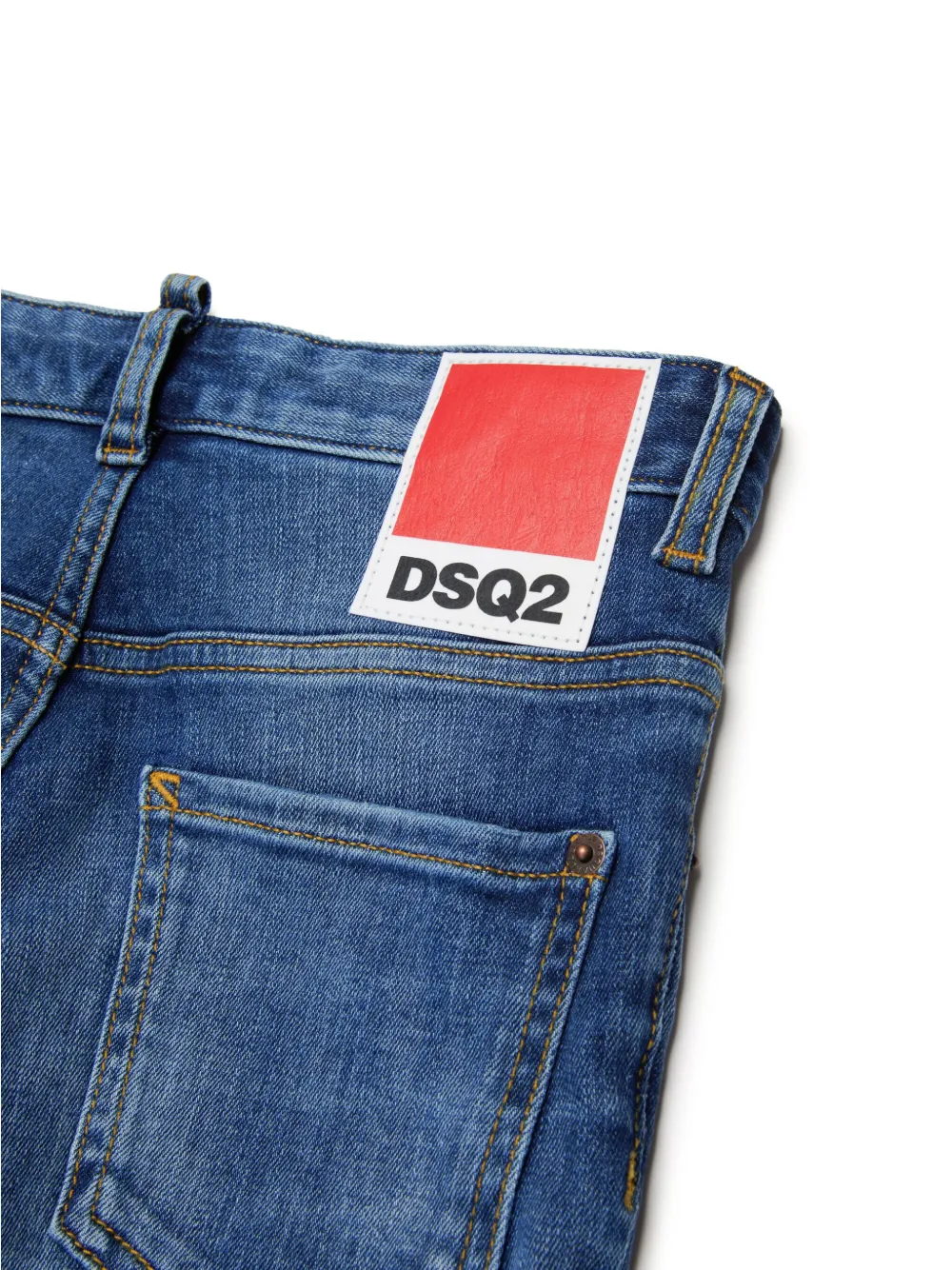 DSQUARED2 KIDS Skater gescheurde jeans Blauw
