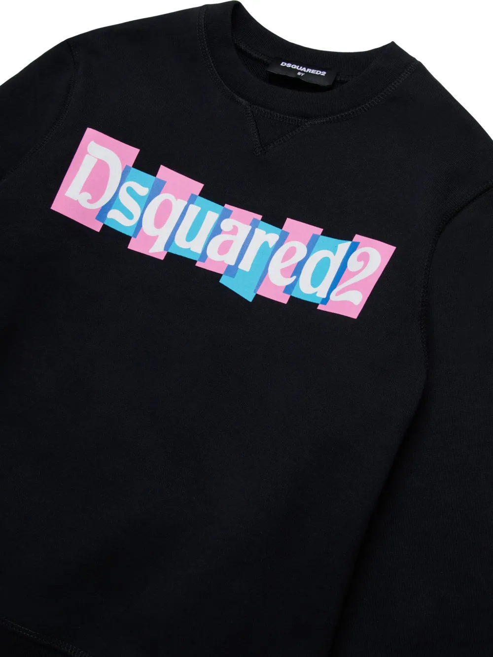 DSQUARED2 KIDS Sweater met logoprint Zwart