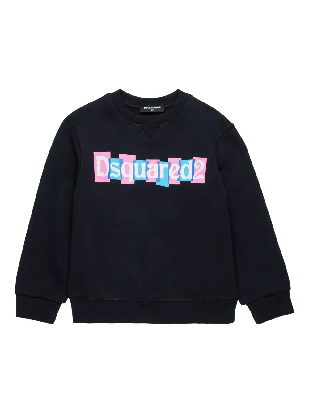 DSQUARED2 KIDS Sweater met logoprint Zwart