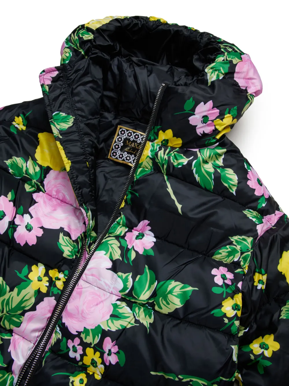 MAX&Co. Kids Jas met bloemenprint Zwart