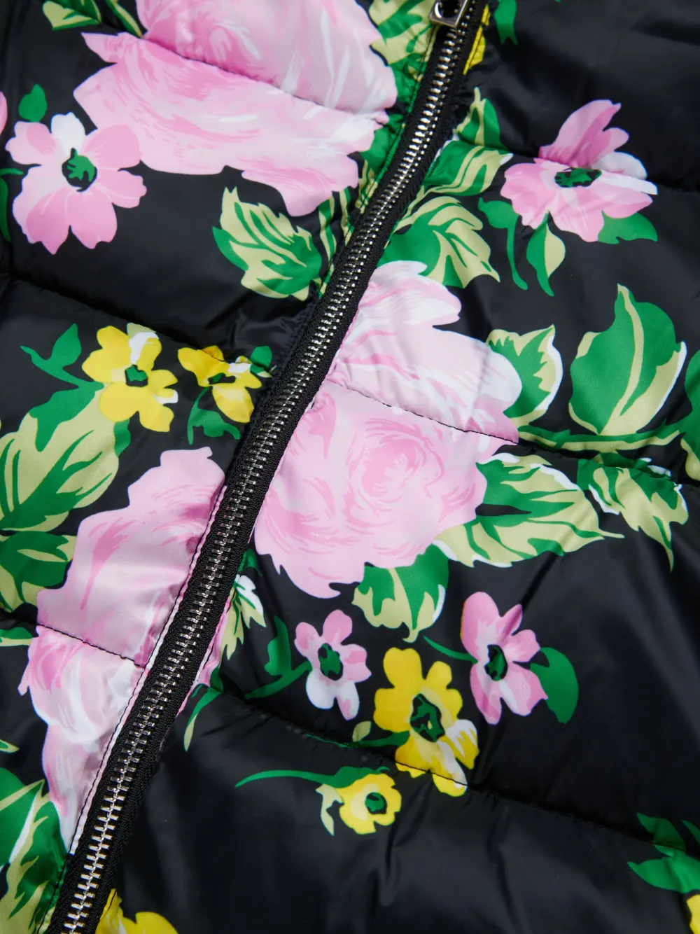 MAX&Co. Kids Jas met bloemenprint Zwart