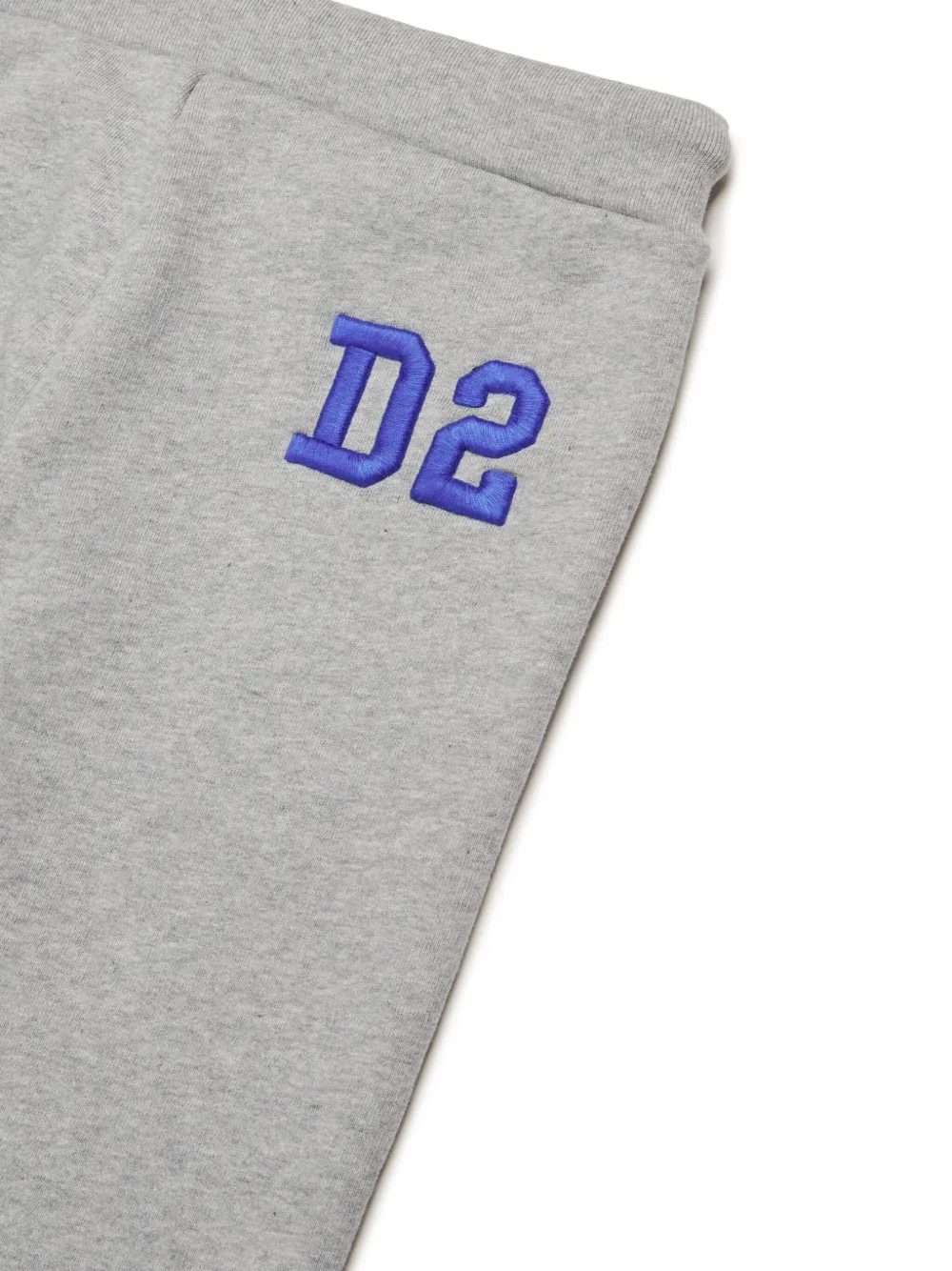 DSQUARED2 KIDS Katoenen trainingsbroek met geborduurd logo Grijs