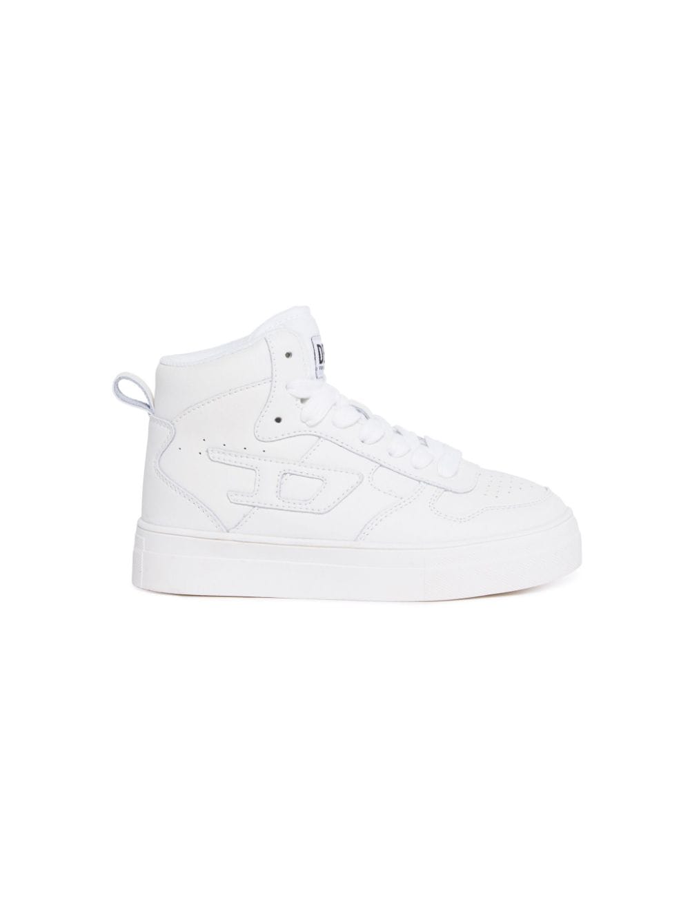 Diesel Kids Ukiyo 2.0 leren sneakers - Wit