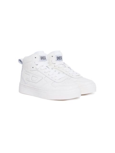 Diesel Kids Ukiyo 2.0 leren sneakers