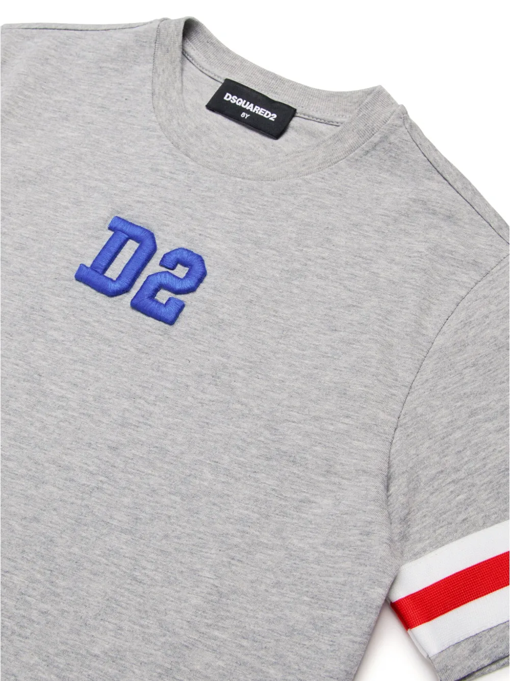 DSQUARED2 KIDS T-shirt met geborduurd logo Grijs