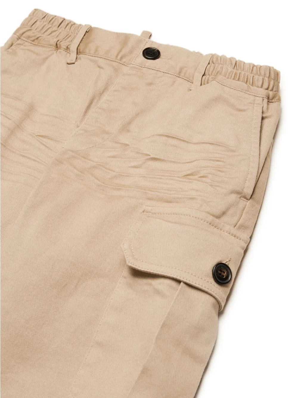 DSQUARED2 KIDS Cargo broek met toelopende pijpen Beige