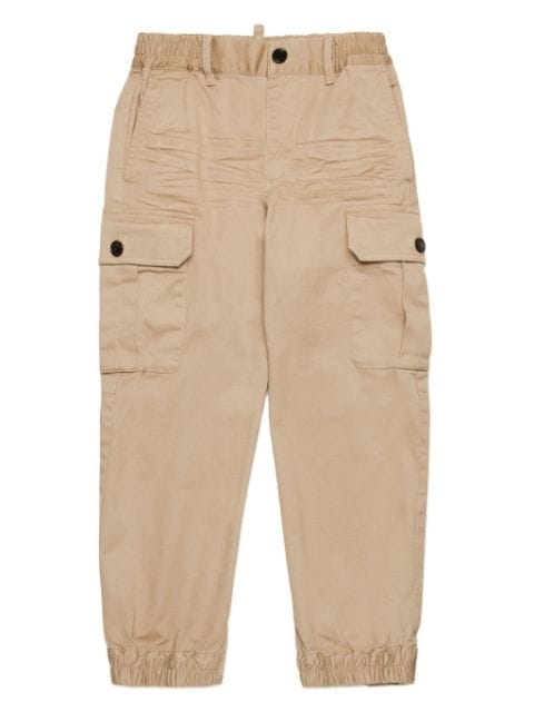 DSQUARED2 KIDS tapered-leg cargo trousers