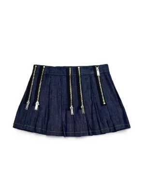 Marni Kids ジップアップ デニムスカート | ブルー | FARFETCH JP
