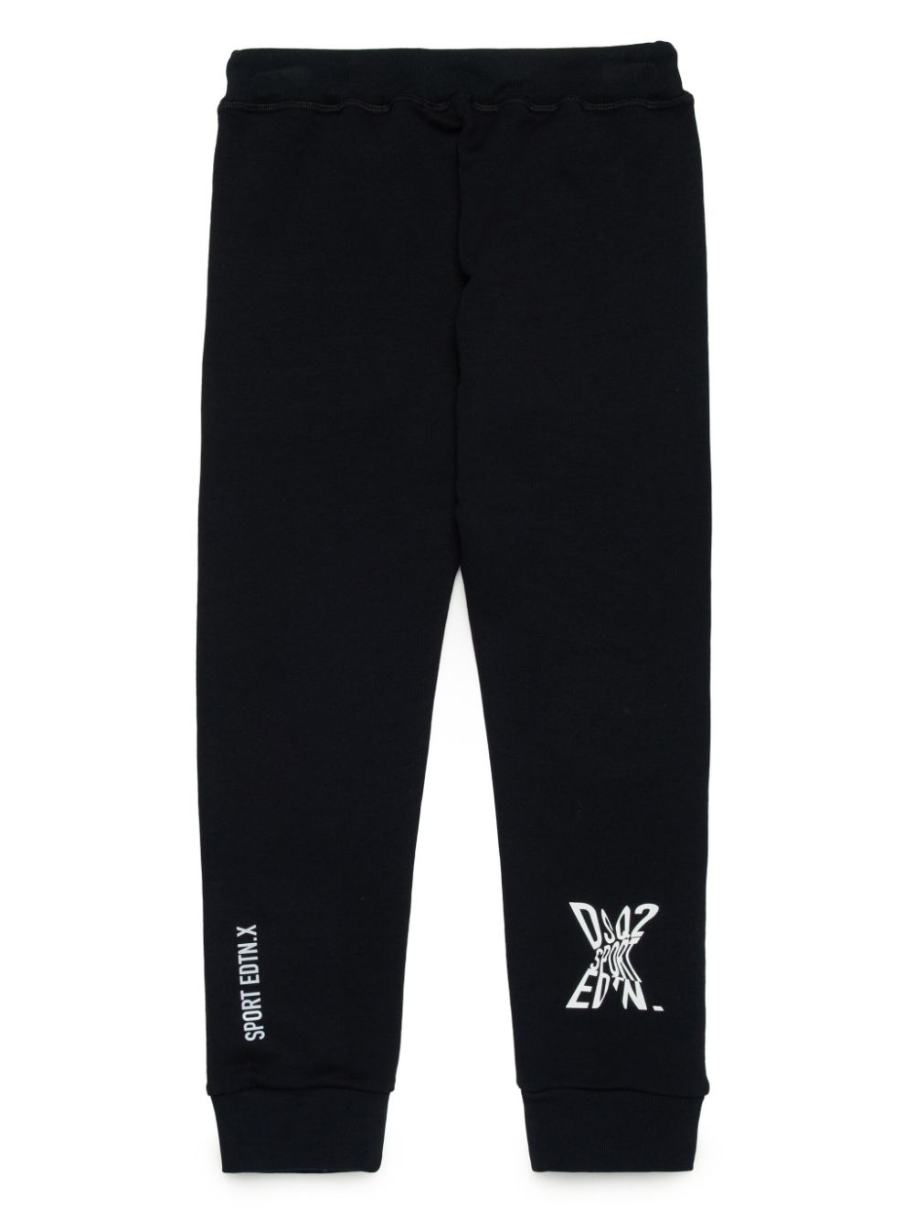 DSQUARED2 KIDS logo-print cotton track pants - Black