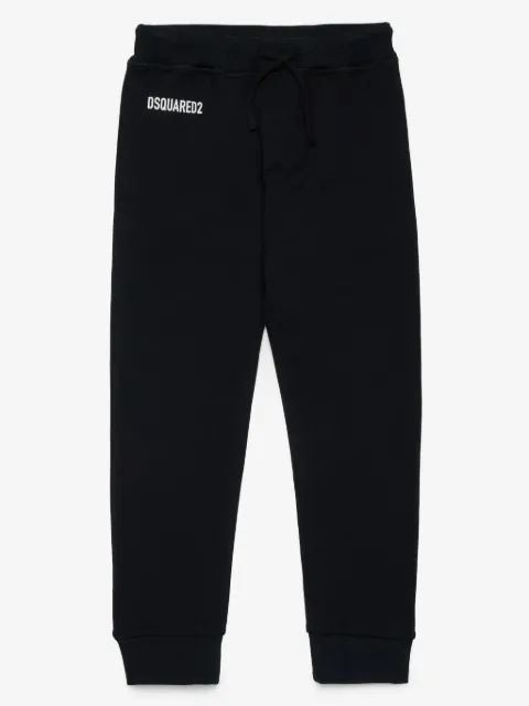 DSQUARED2 KIDS logo-print cotton track pants