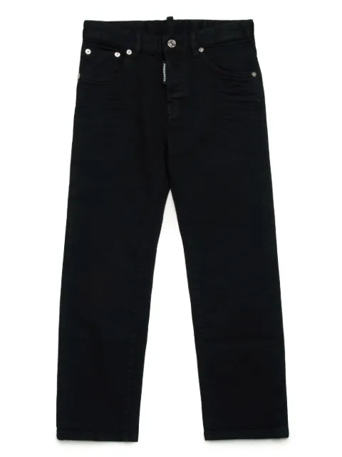 DSQUARED2 KIDS 3D-detail straight-leg jeans 