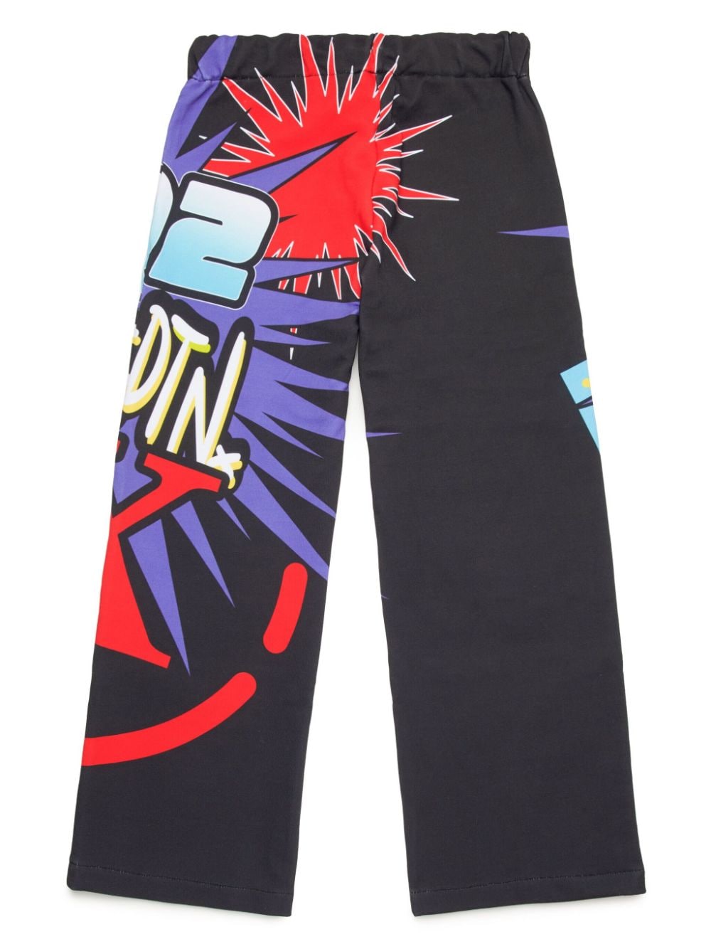 DSQUARED2 KIDS Joggingbroek met trekkoord - Zwart