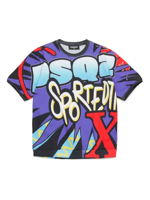 DSQUARED2 KIDS graphic print t-shirt 