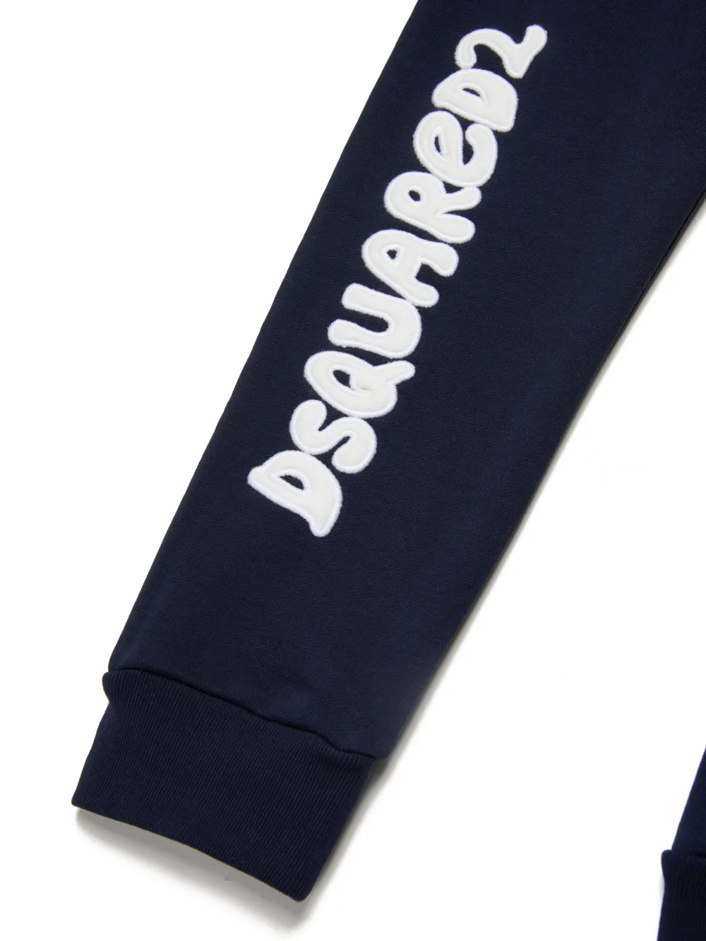 DSQUARED2 KIDS Joggingbroek met logopatch Blauw