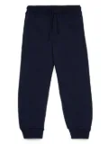 DSQUARED2 KIDS logo patch jogging trousers - Blue
