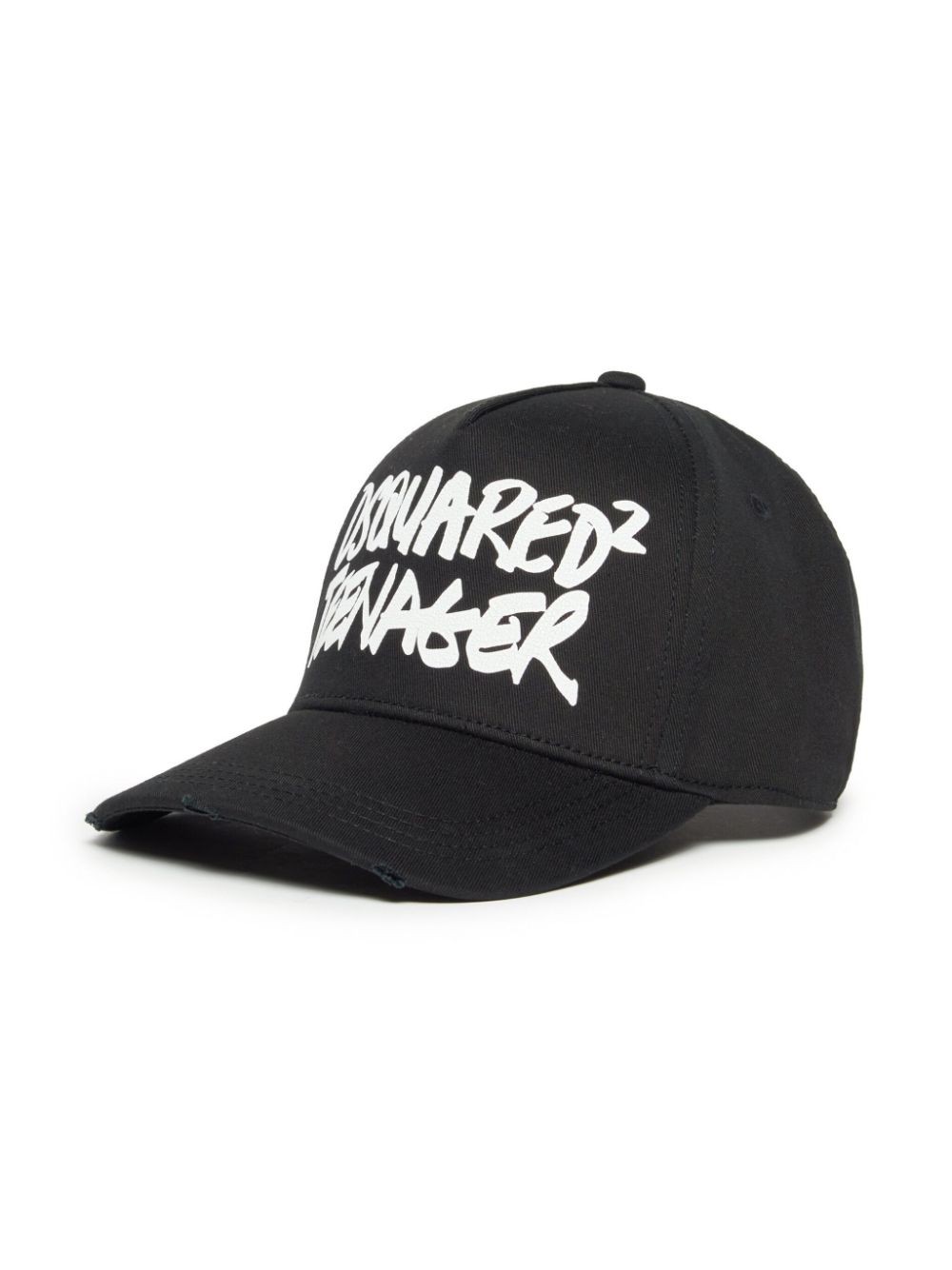 DSQUARED2 KIDS logo-print cotton baseball cap - Black