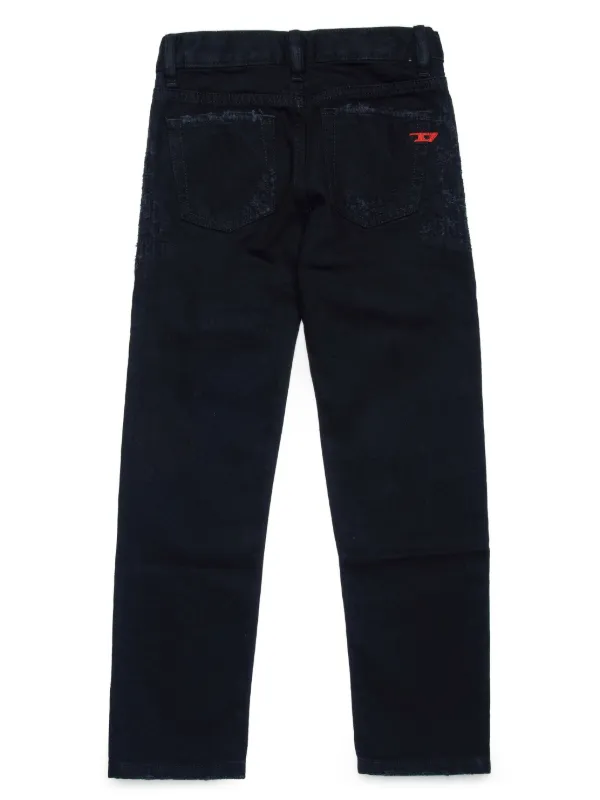 Diesel Kids 2020 D-Viker ストレートジーンズ | ブラック | FARFETCH JP