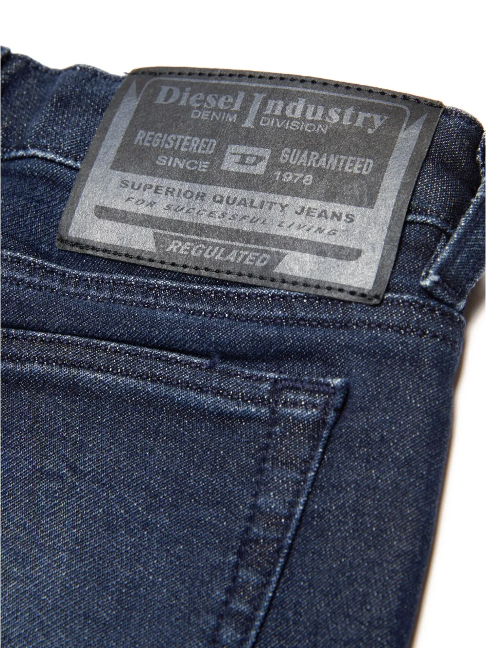 Diesel Kids D-Ebbey jeans van katoenblend Blauw