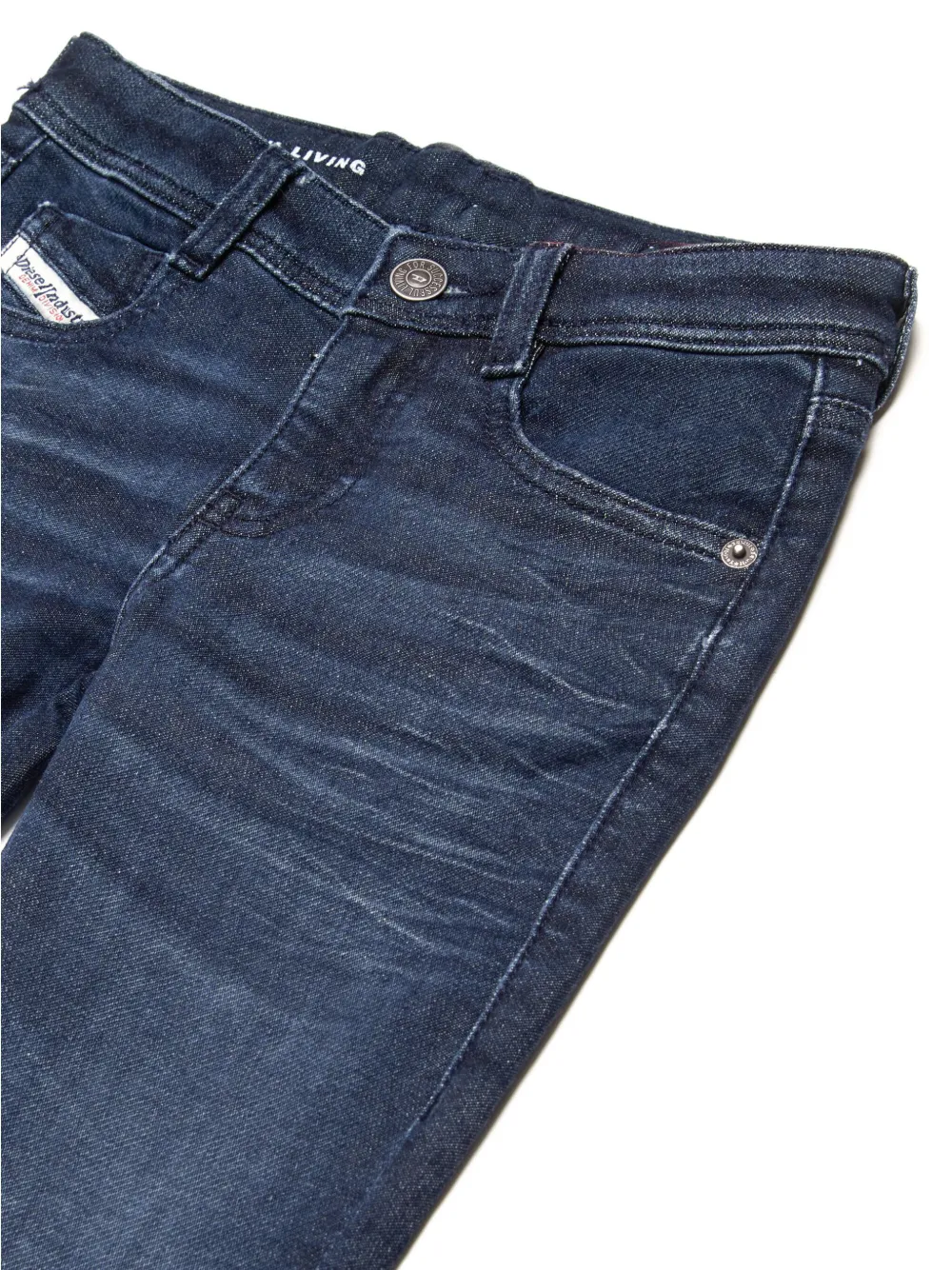 Diesel Kids D-Ebbey jeans van katoenblend Blauw