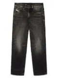 Diesel Kids 2010 mid-rise straight-leg jeans - Black