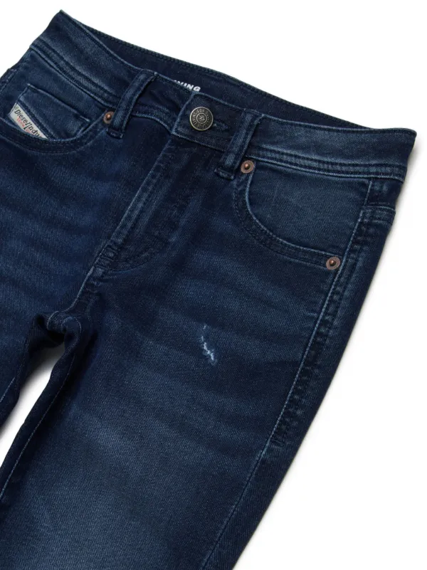 Diesel Kids Dark Tapered JoggJeans® With Tears - 2004 | Blue | FARFETCH Diesel Kids Dark Tapered JoggJeans® With Tears - 2004 | Blue | FARFETCH