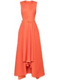 Saiid Kobeisy neoprene high-low gown - Orange