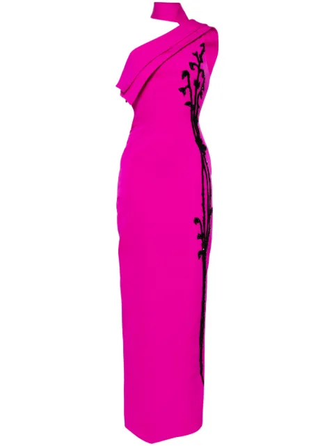 Saiid Kobeisy vestido de fiesta con hombros descubiertos