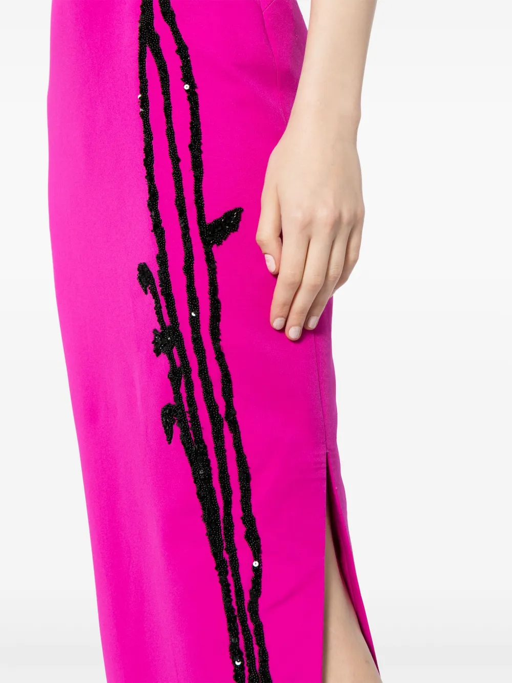 Saiid Kobeisy Asymmetrische avondjurk Roze