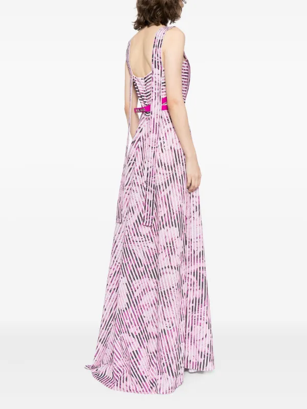 pink and purple striped maxi dress Pretty Pink Stripe Maxi Dress | Trendy Women's Dresses